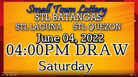 stl batangas live draw today|STL.
